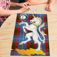 Dalmahoy Tartan Crest Unicorn Scotland Jigsaw Puzzles