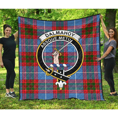 Dalmahoy Tartan Crest Quilt