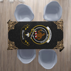 Darroch (Gourock) Crest Tablecloth - Black Style