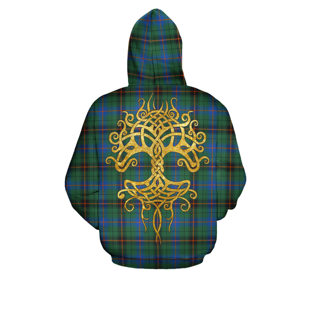 Davidson Ancient Tartan Hoodie - Tree Of Life