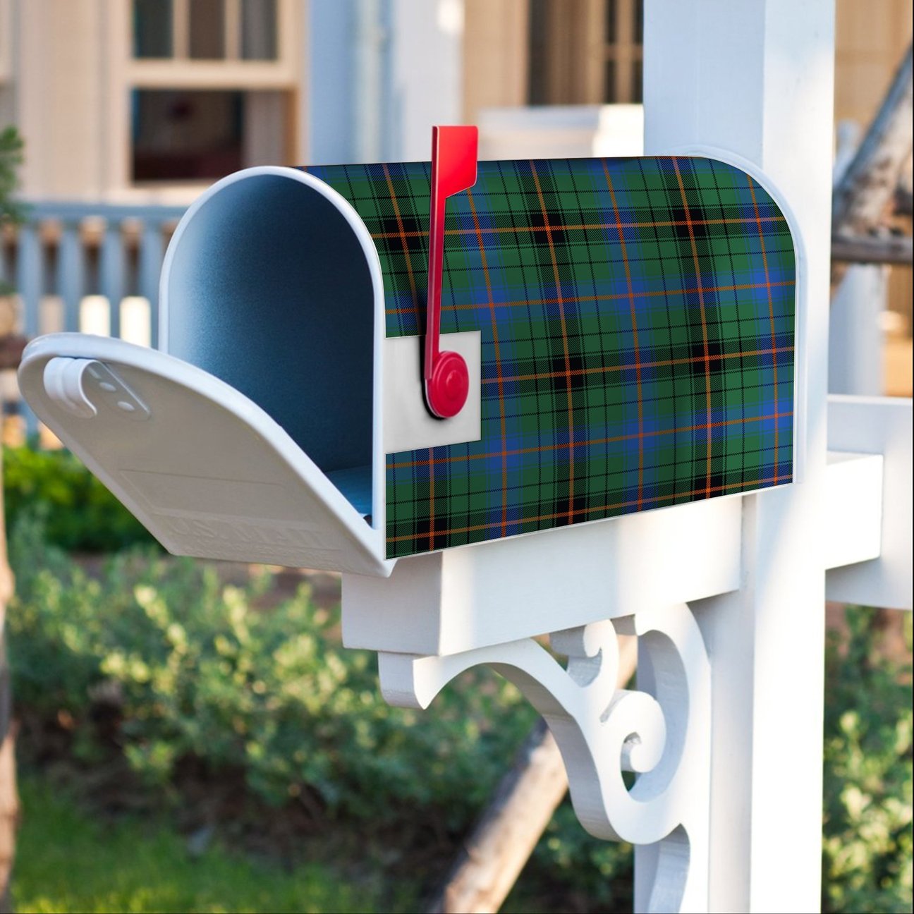 Davidson Ancient Tartan Crest Mailbox