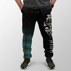 Davidson Ancient Tartan Crest Jogger Sweatpants - Alba Celtic Style