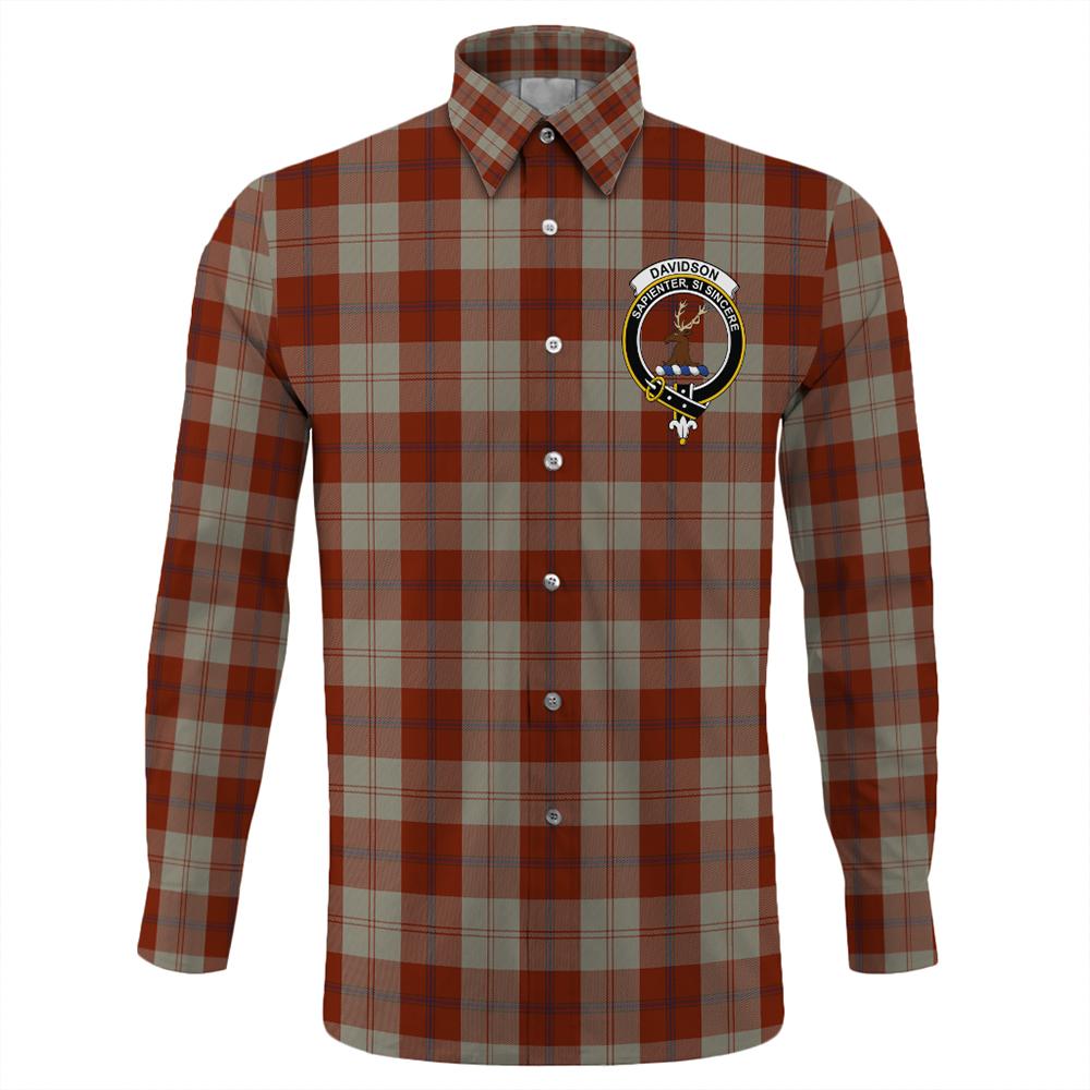 Davidson Dress Dancers Tartan Long Sleeve Button Shirt