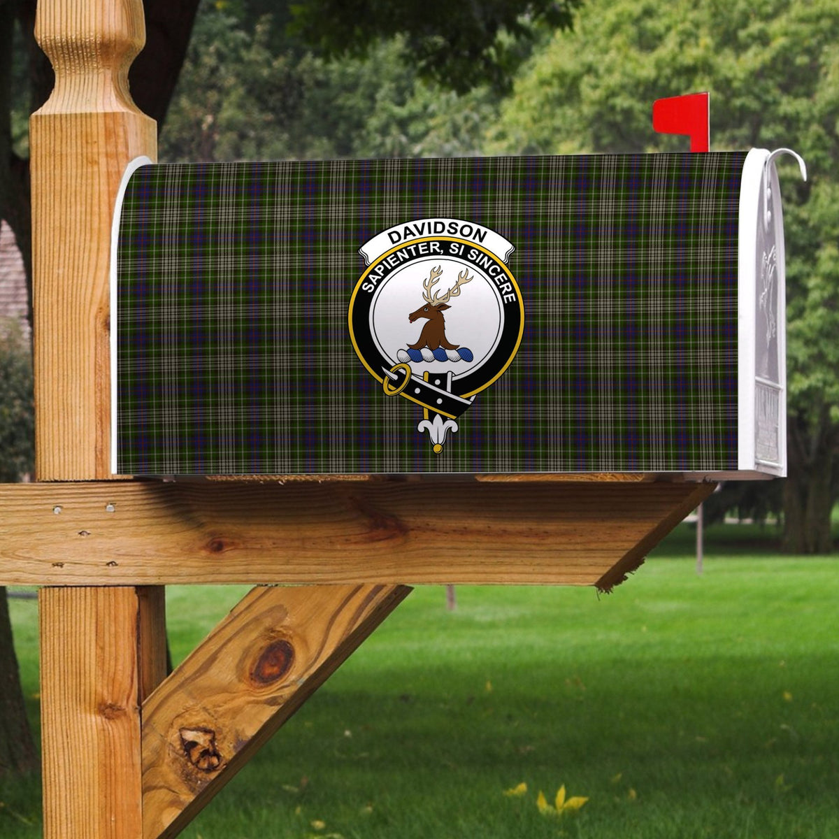 Davidson Tulloch Dress Tartan Crest Mailbox