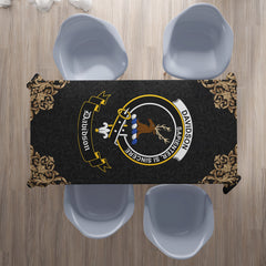 Davidson Crest Tablecloth - Black Style