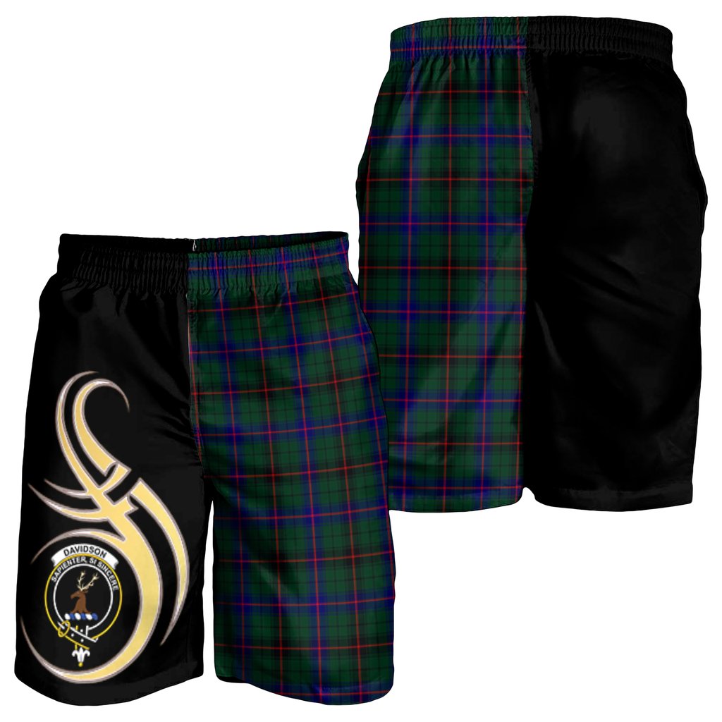 Davidson Modern Tartan Crest Men's Short PM8