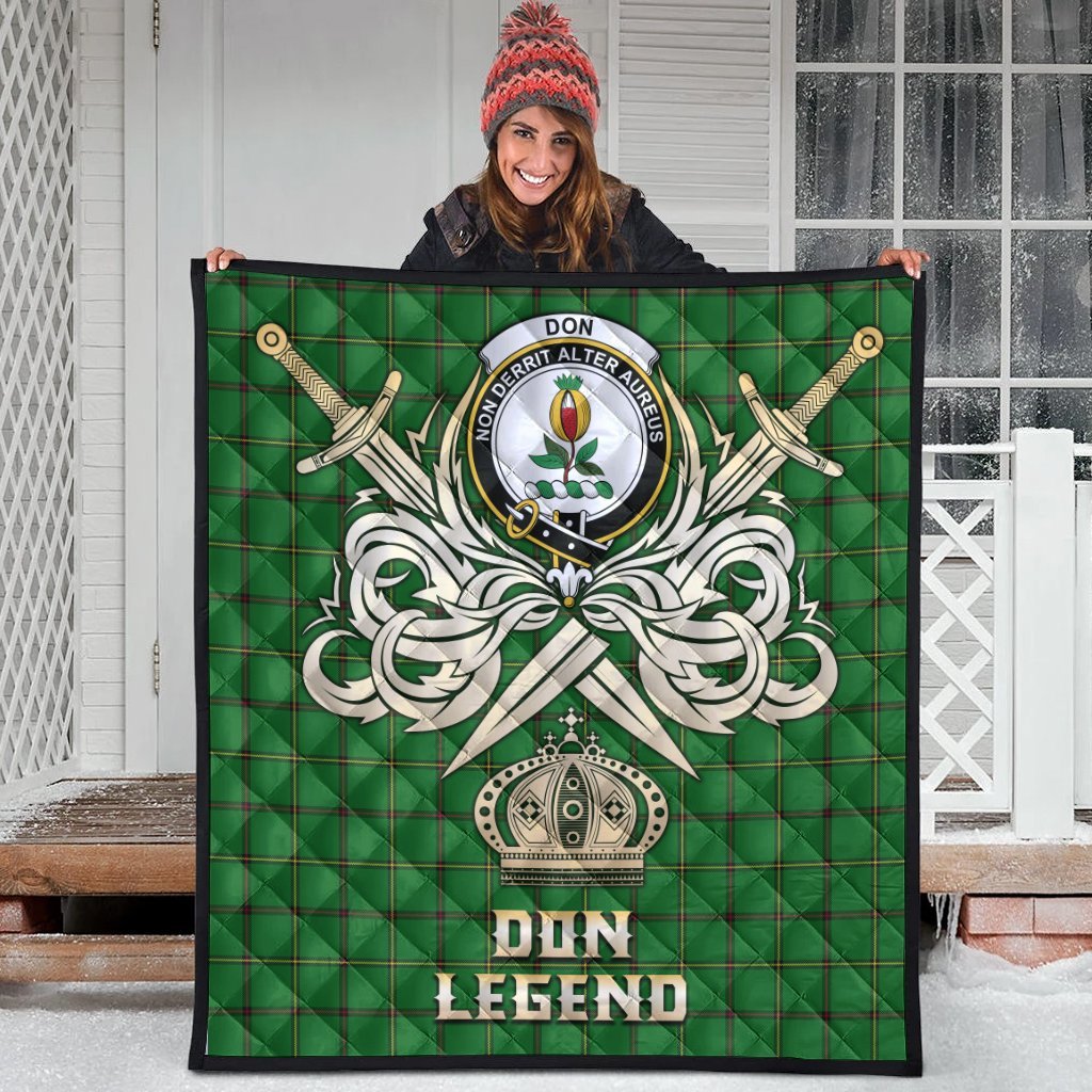 Don Tartan Crest Legend Gold Royal Premium Quilt