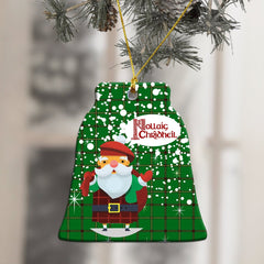Don (Tribe-of-Mar) Tartan Christmas Ceramic Ornament - Santa Style