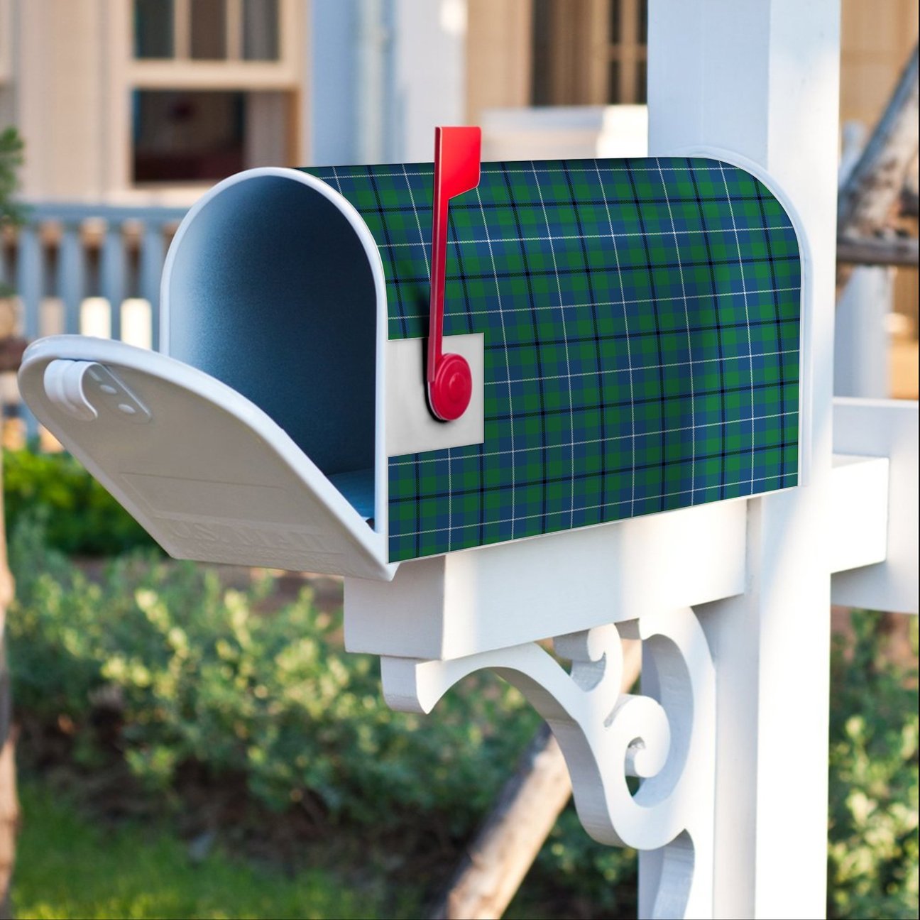 Douglas Ancient Tartan Crest Mailbox