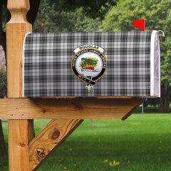 Douglas Grey Modern Tartan Crest Mailbox