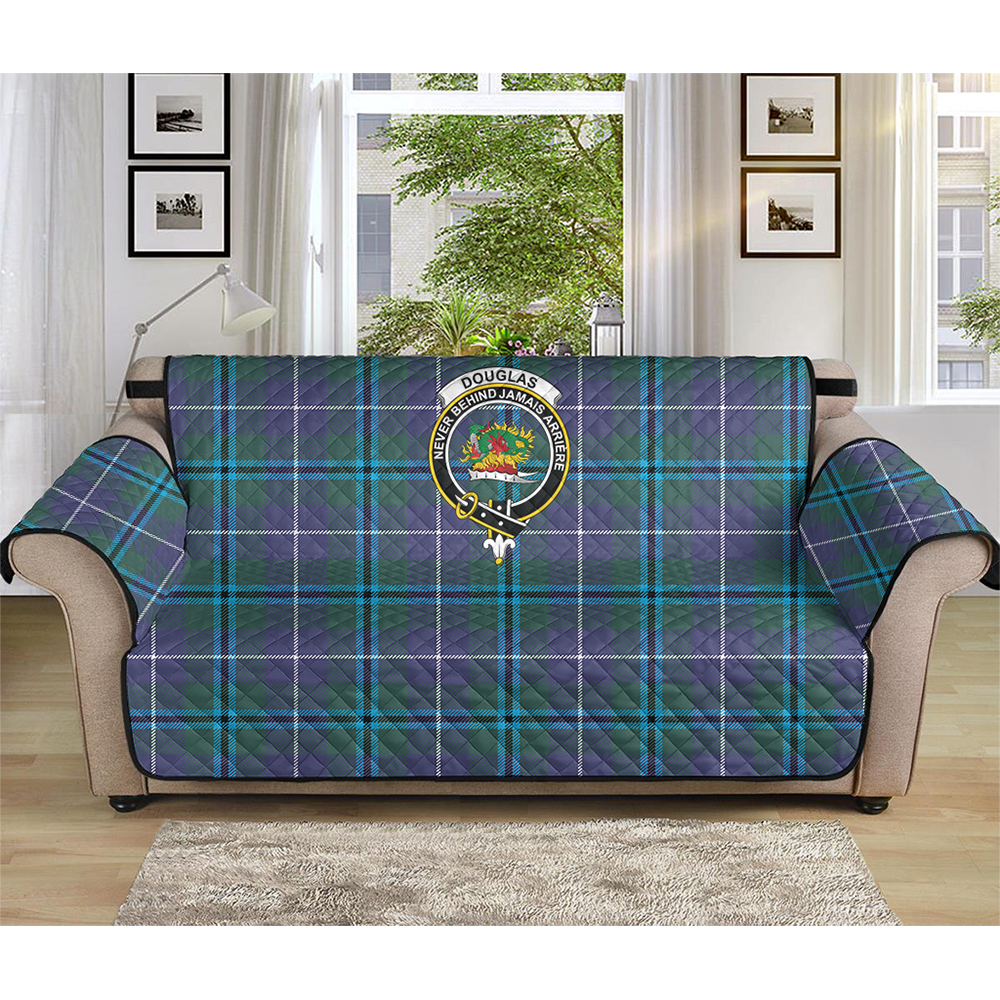 Douglas Modern Tartan Crest Sofa Protector