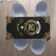 Douglas Crest Tablecloth - Black Style