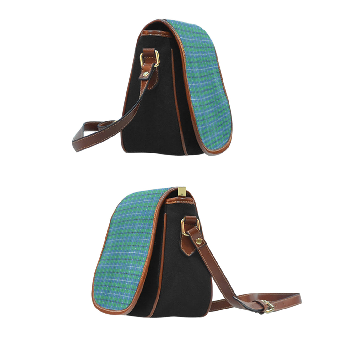 Douglas Ancient Tartan Saddle Handbags