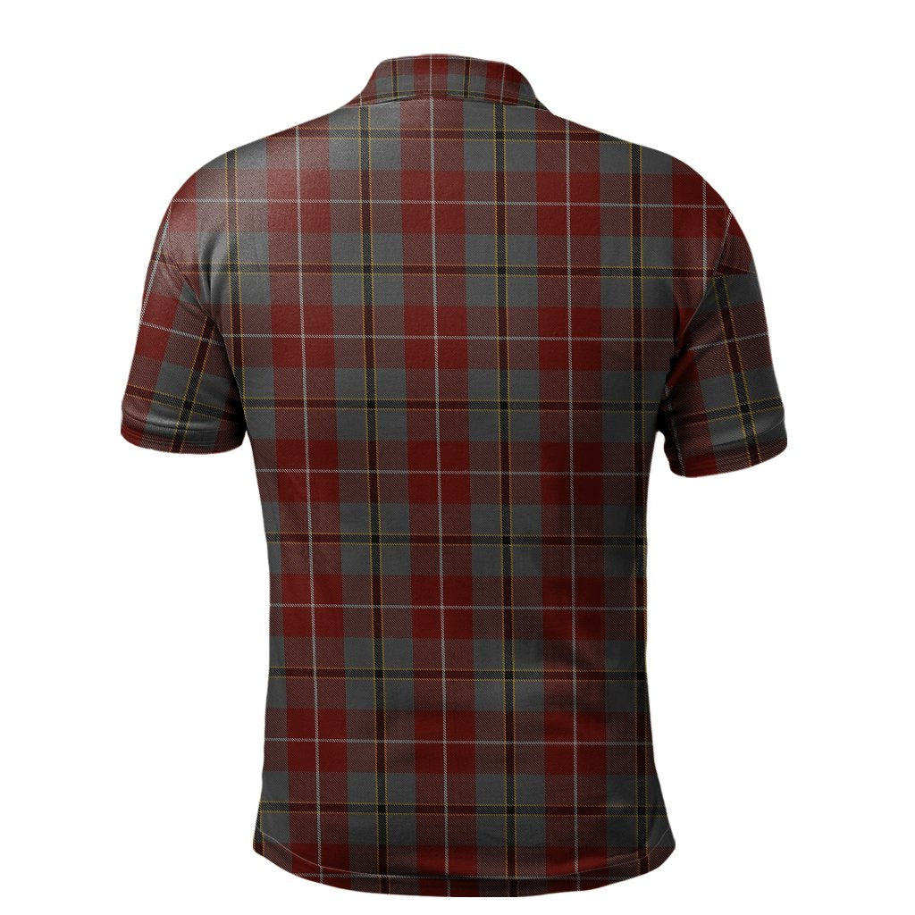 Douglas Ancient Red Tartan Polo Shirt