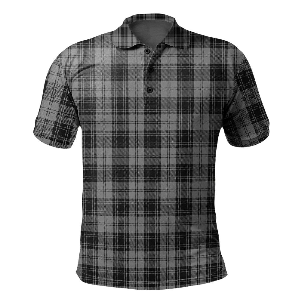 Douglas Grey Tartan Polo Shirt