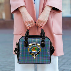 Douglas Modern Tartan Crest Shoulder Handbags