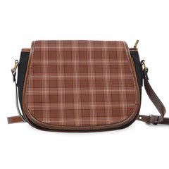 Down Tartan Saddle Handbags