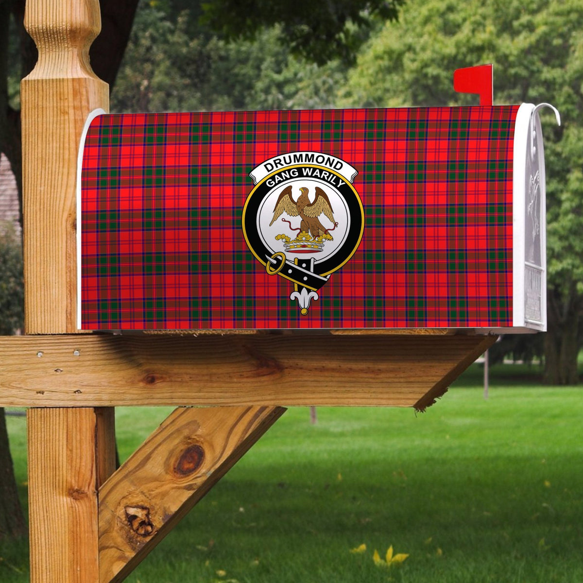 Drummond Modern Tartan Crest Mailbox