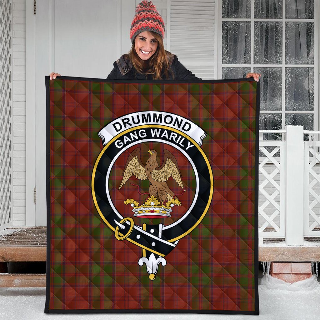Drummond Tartan Crest Quilt