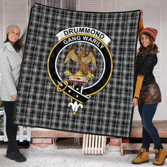Drummond Grey Originaux Tartan Crest Quilt