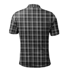 Drummond Grey Originaux Tartan Polo Shirt
