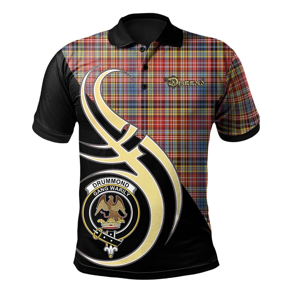 Drummond of Strathallan Tartan Polo Shirt - Believe In Me Style