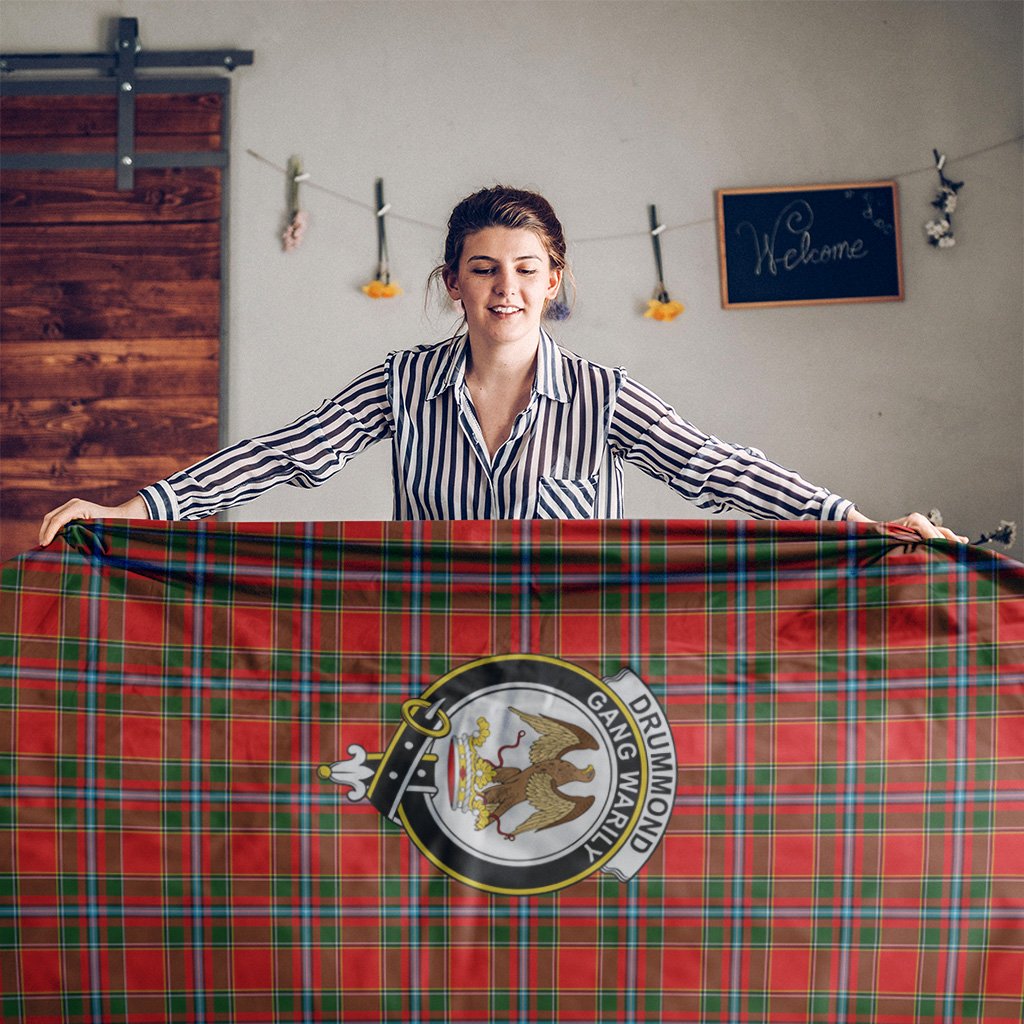 Drummond Tartan Crest Tablecloth