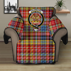 Drummond of Strathallan Tartan Crest Sofa Protector