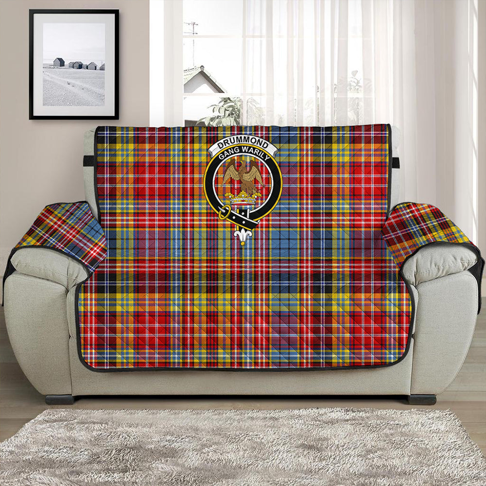 Drummond of Strathallan Tartan Crest Sofa Protector