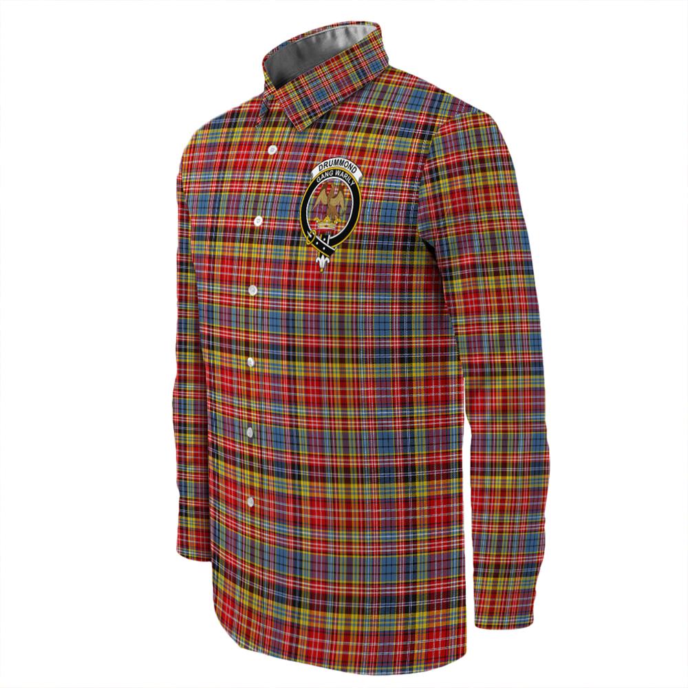 Drummond of Strathallan Tartan Long Sleeve Button Shirt