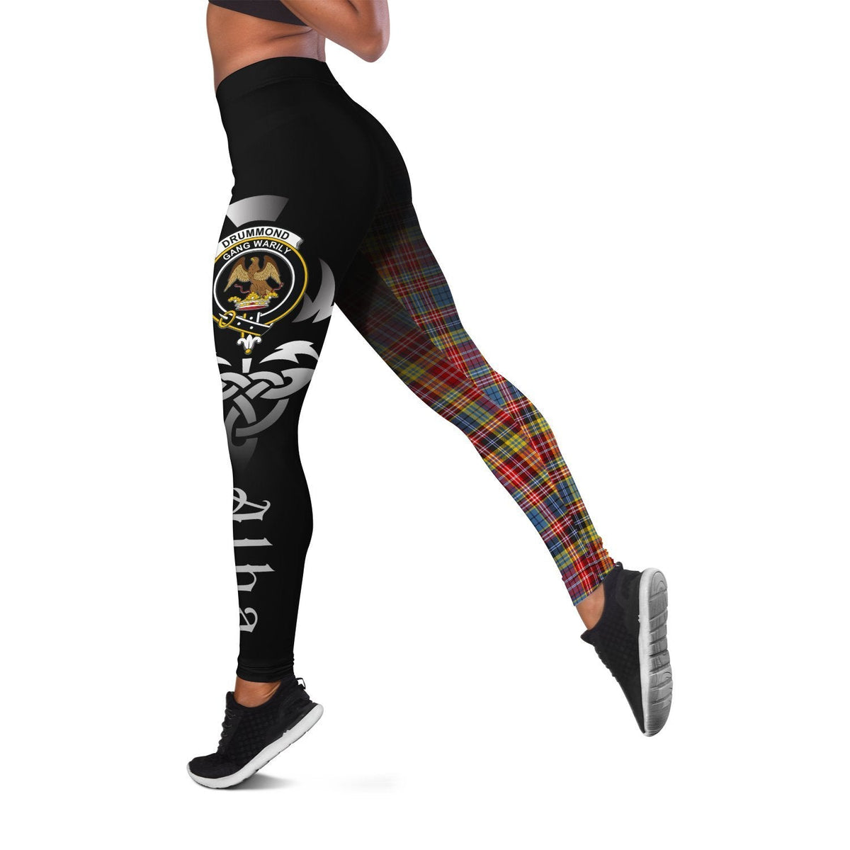 Drummond Of Strathallan Tartan Leggings - Alba Celtic Style