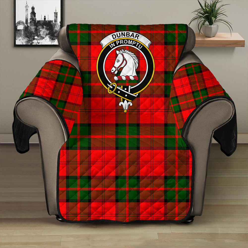 Dunbar Modern Tartan Crest Sofa Protector