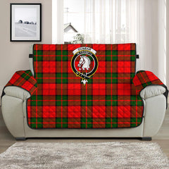 Dunbar Modern Tartan Crest Sofa Protector