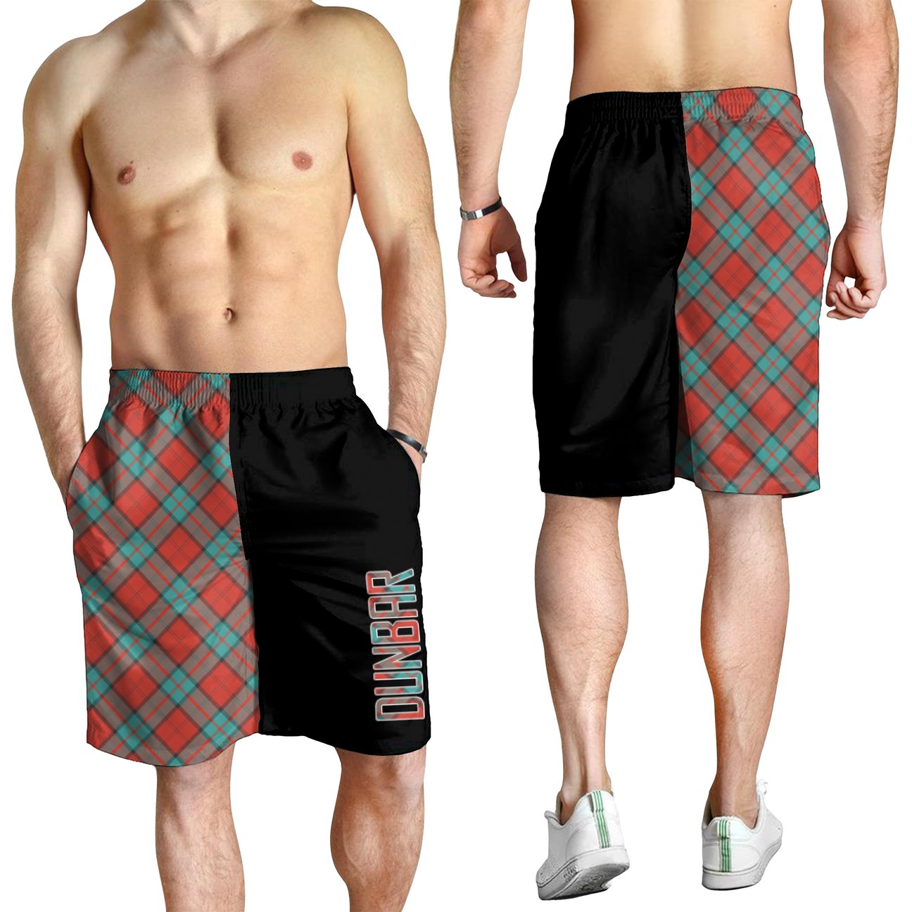 Dunbar Ancient Tartan Crest Men's Short - Cross Style