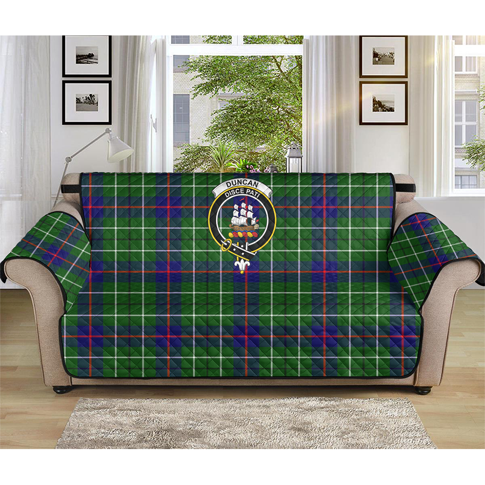 Duncan Modern Tartan Crest Sofa Protector