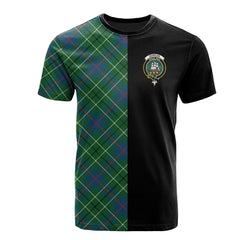 Duncan Ancient Tartan T-Shirt Half of Me - Cross Style