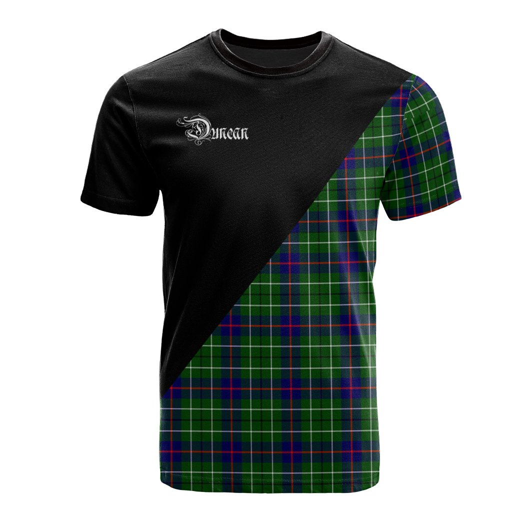 Duncan Modern Tartan - Military T-Shirt