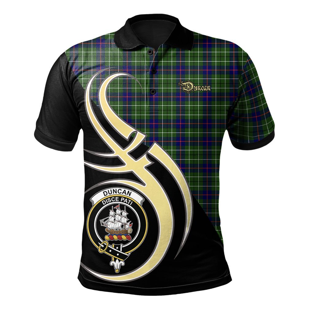 Duncan Modern Tartan Polo Shirt - Believe In Me Style