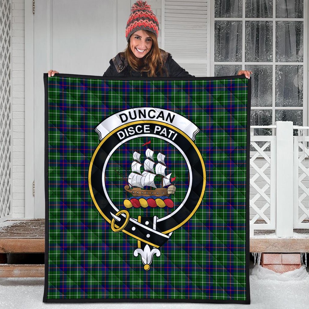 Duncan Modern Tartan Crest Quilt