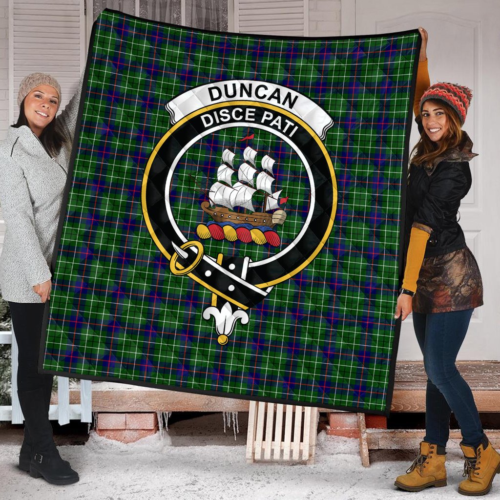 Duncan Modern Tartan Crest Quilt