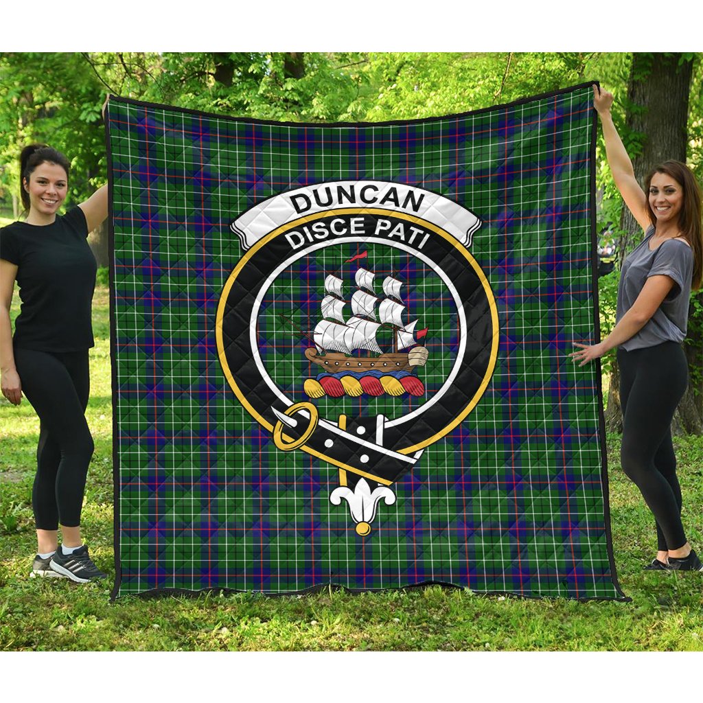 Duncan Modern Tartan Crest Quilt