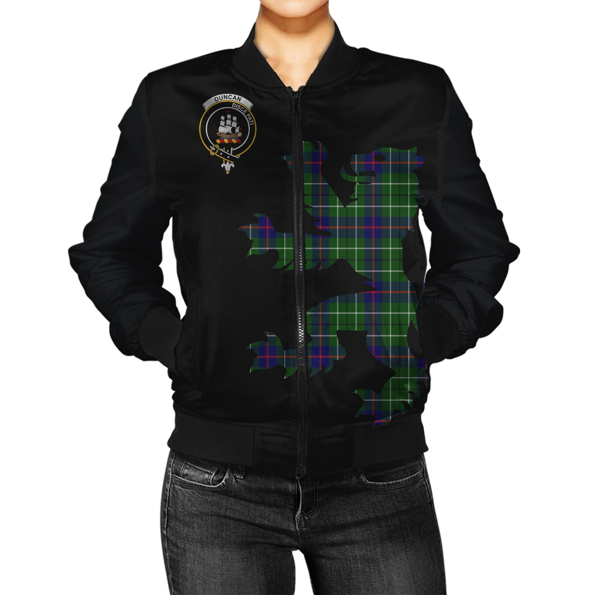 Duncan Tartan Bomber Jacket Lion & Thistle