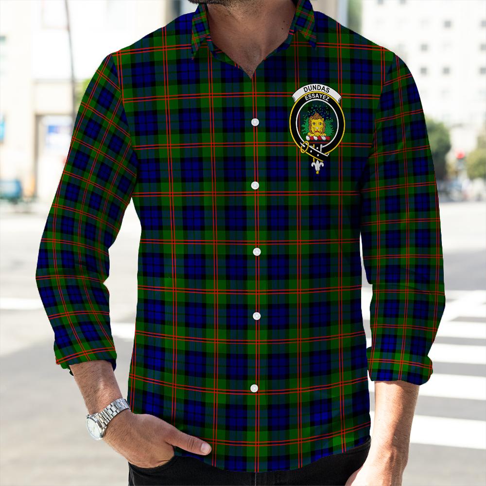 Dundas Modern Tartan Long Sleeve Button Shirt