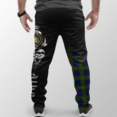 Dundas Modern 02 Tartan Crest Jogger Sweatpants - Alba Celtic Style