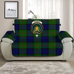 Dundas Modern Tartan Crest Sofa Protector