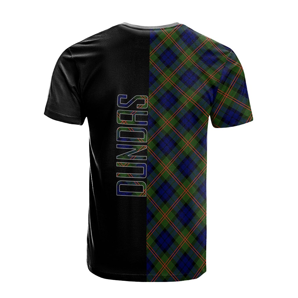 Dundas Modern 02 Tartan T-Shirt Half of Me - Cross Style