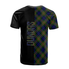 Dundas Modern 02 Tartan T-Shirt Half of Me - Cross Style