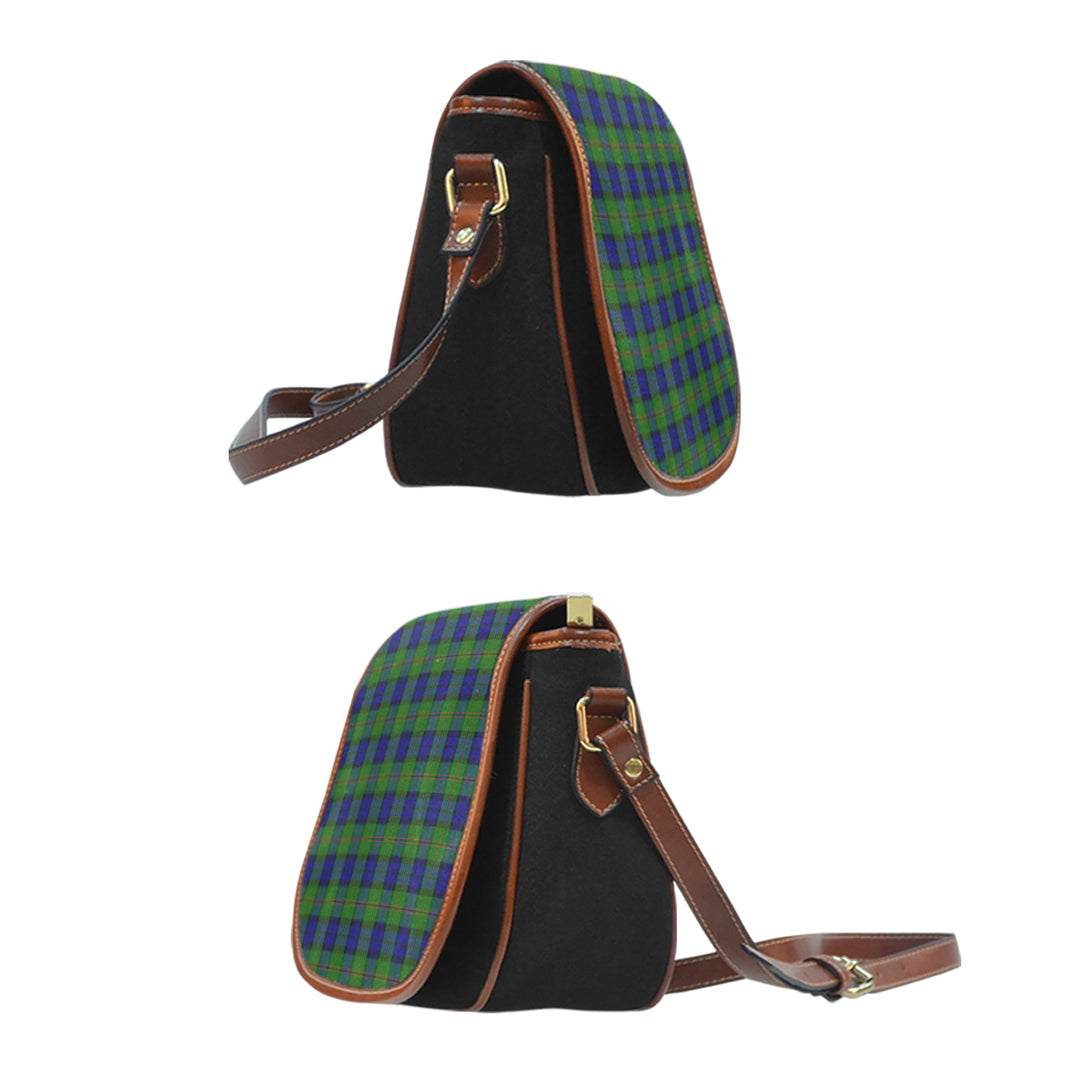 Dundas Modern Tartan Saddle Handbags