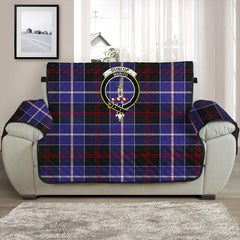 Dunlop Modern Tartan Crest Sofa Protector