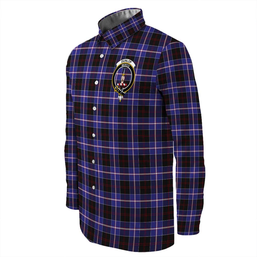 Dunlop Modern Tartan Long Sleeve Button Shirt